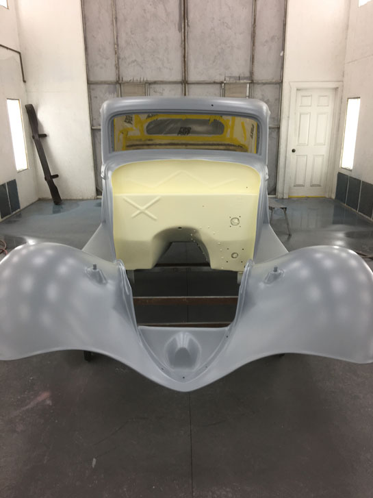 1934 Ford Coupe Paint Booth Primer