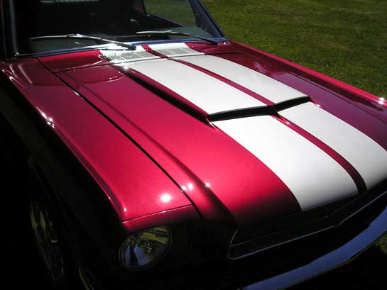 1966 Mustang hood scoop