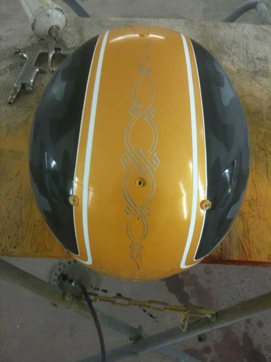 custom helmet paint -1